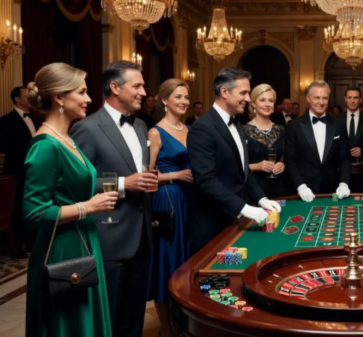 Elegancka noc kasynowa w stylu Monte Carlo
